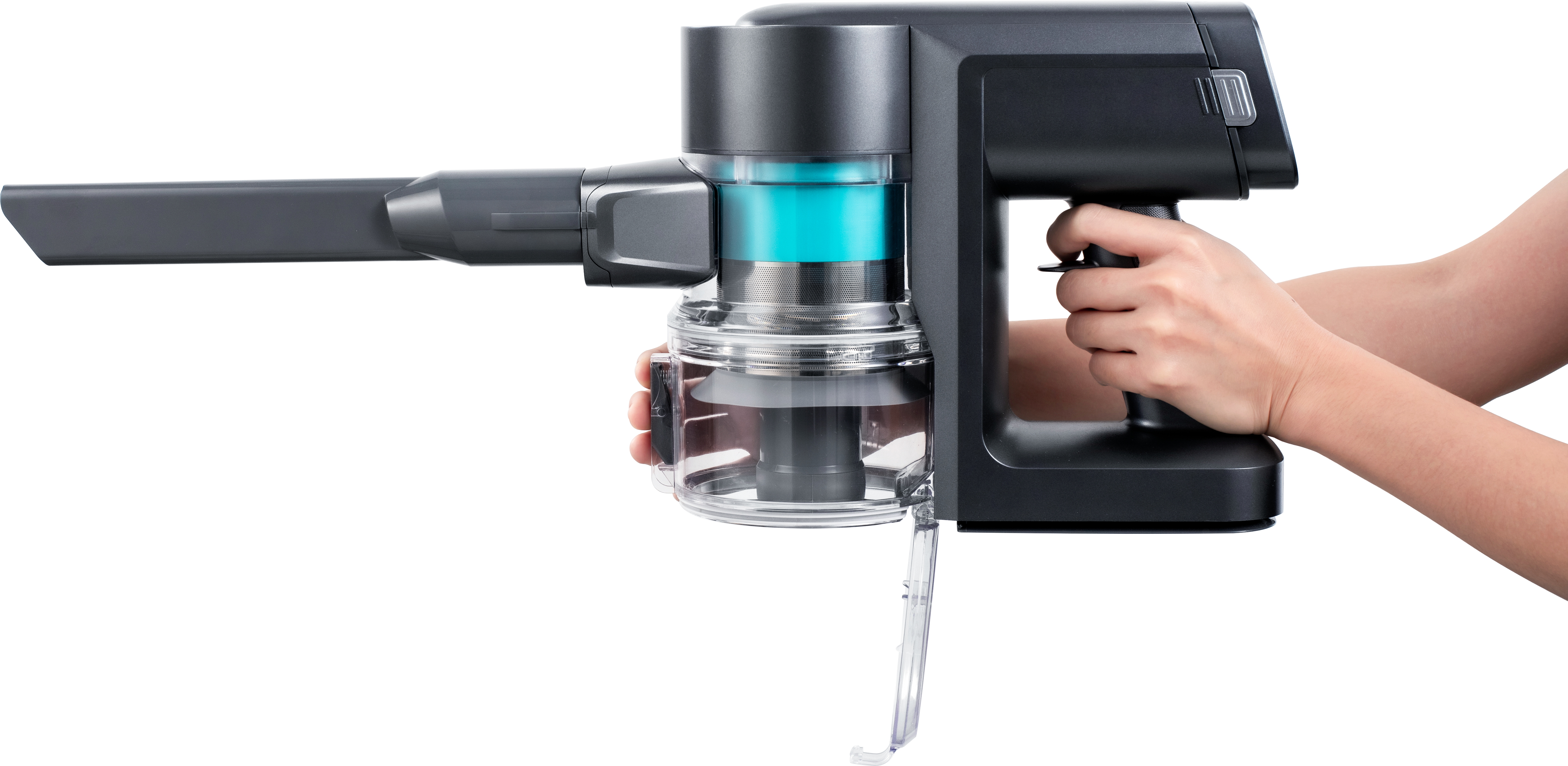 Handheld cordless vacuum cleaner top